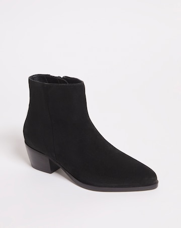 Sweetie Suede Leather Western Cowboy Boot - Extra Wide Fit (EEE)