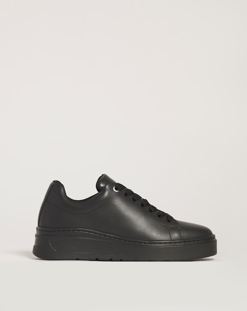 Leather Lace To Toe Trainer EEE Fit