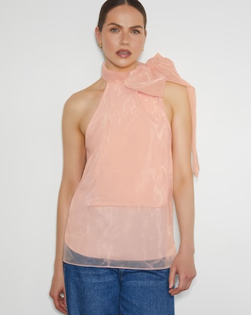 Monsoon Vera Organza Pussybow Top