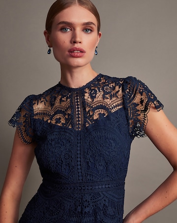 Monsoon Monica Lace Midi Dress