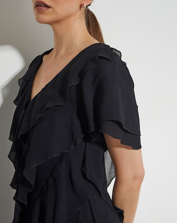 Monsoon Renata Ruffle Maxi Dress