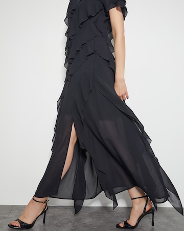 Monsoon Renata Ruffle Maxi Dress