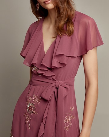 Monsoon Ausha Maxi Wrap Dress
