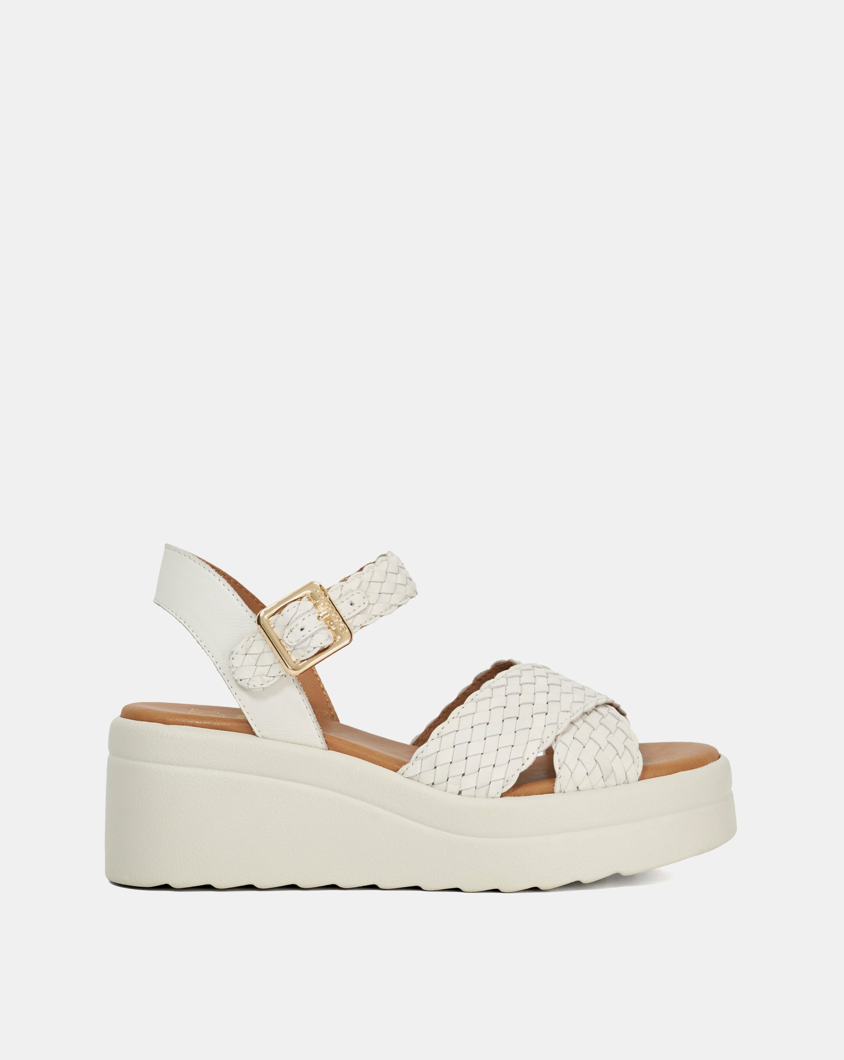 New In - Dune Kinsleys Leather Sandals D Fit