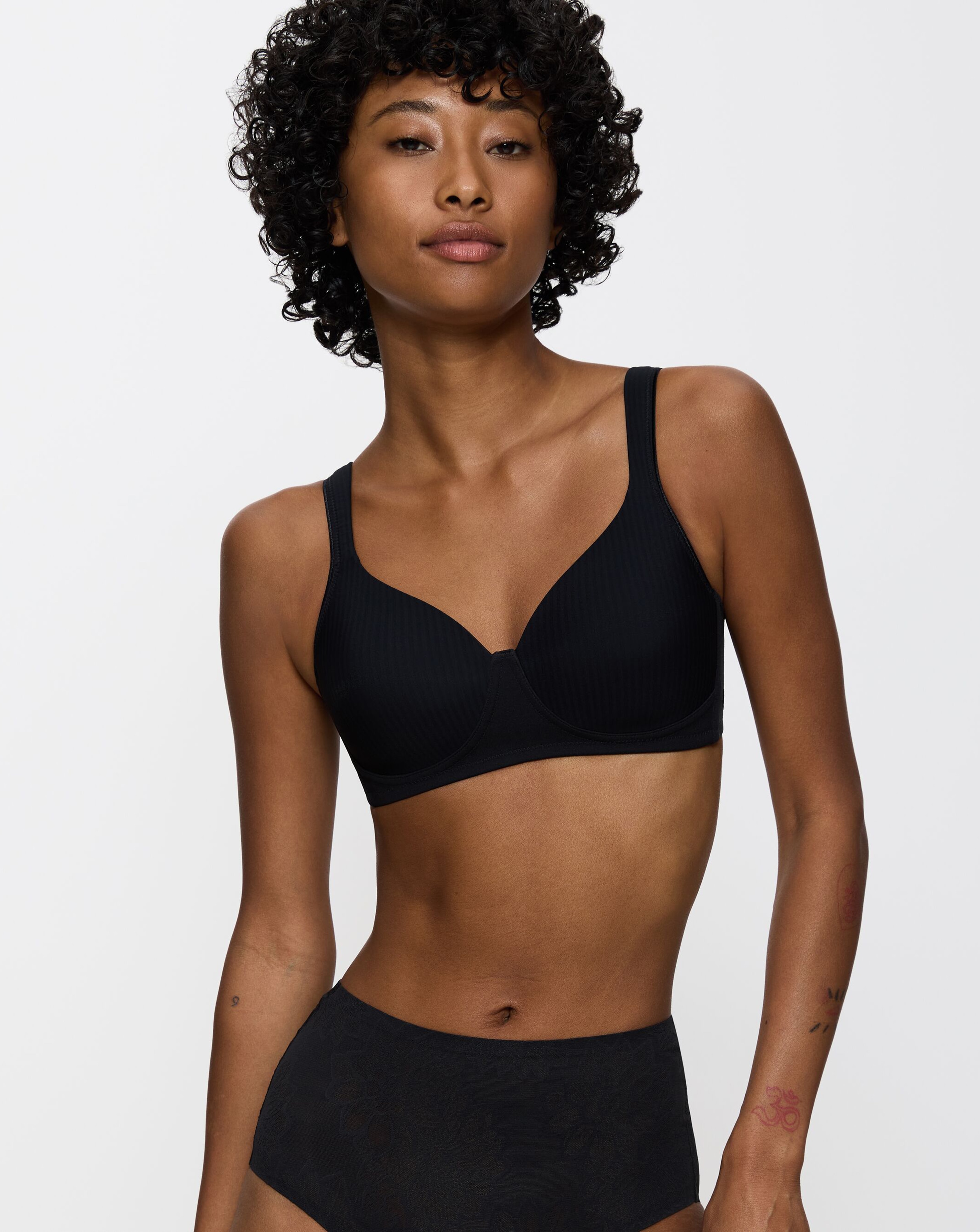 Triumph Modern Cotton Wired Bra Black