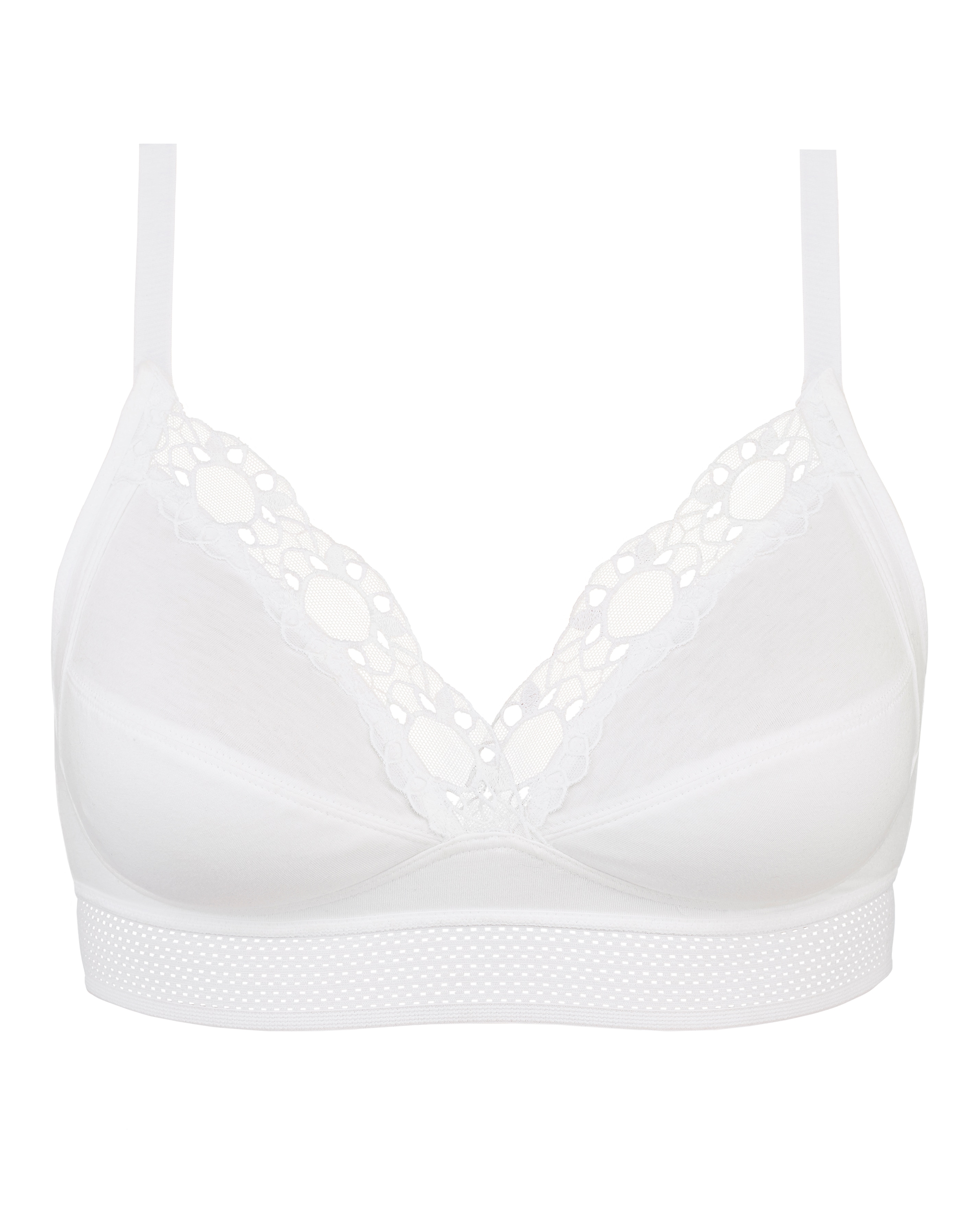 Playtex Organic Cotton Support Bra White