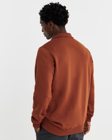 1/4 Zip Neck Sweatshirt Long
