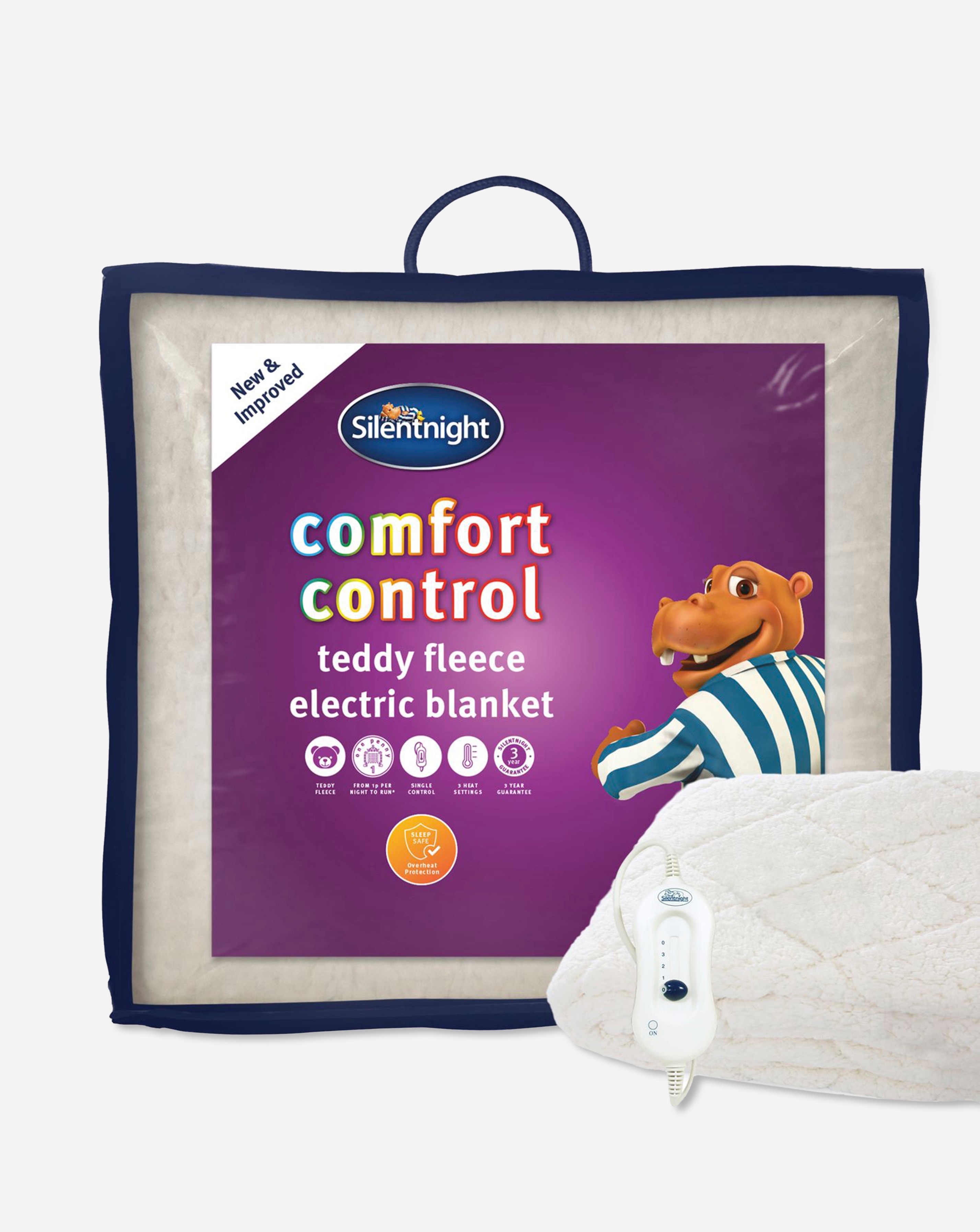 Comfort Control Fleece Electric Blanket
