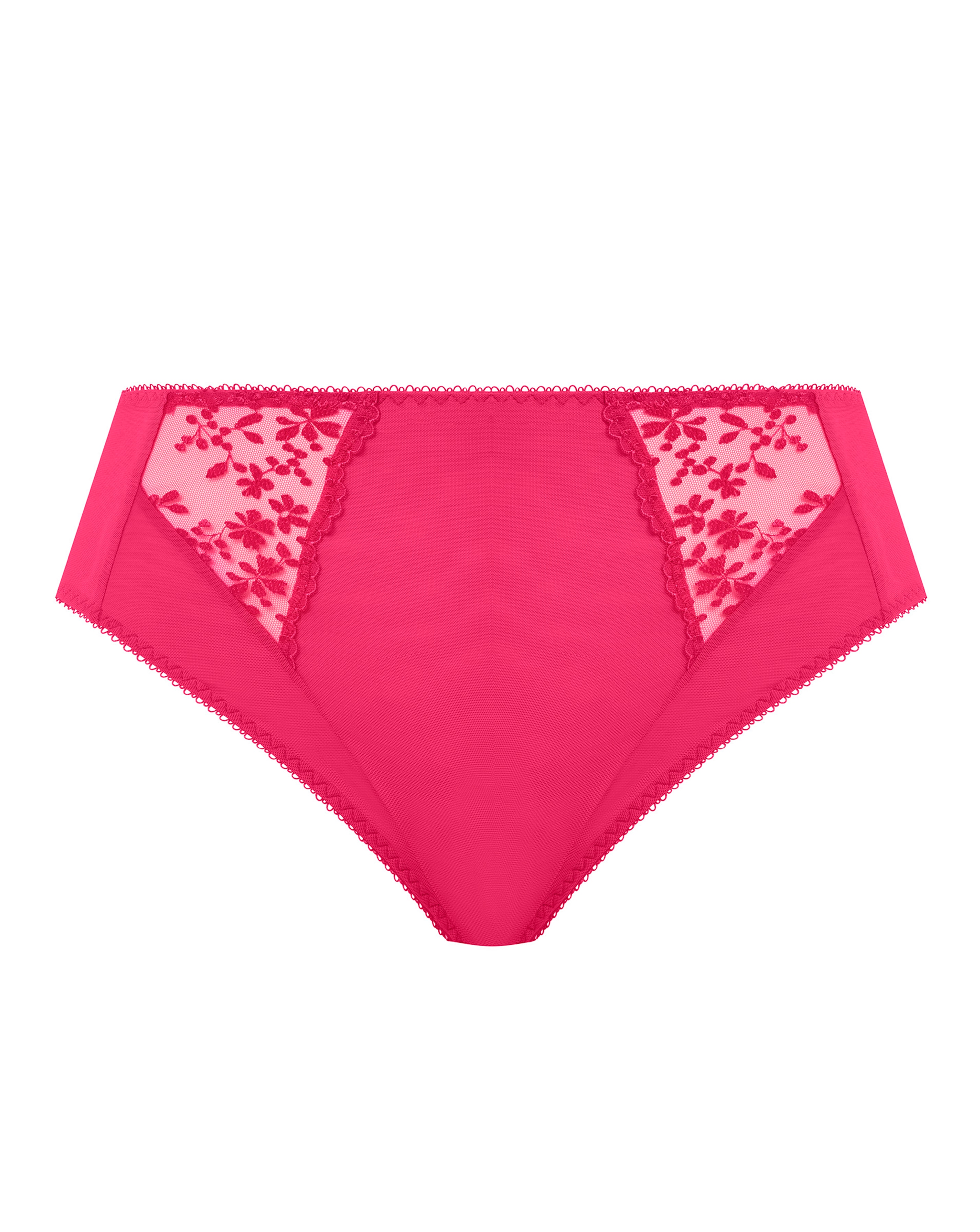 Elomi Zarla High Leg Knicker Red