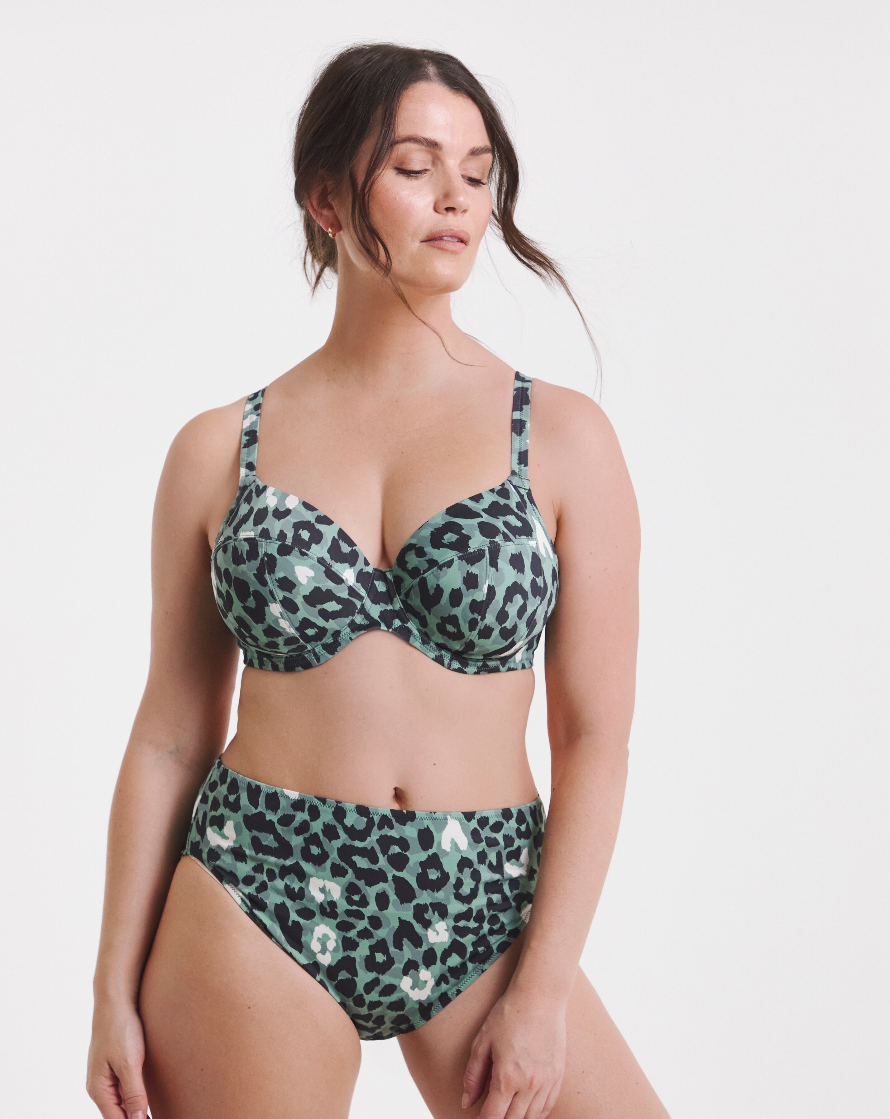 Elomi Jungle Bay Mid Rise Bikini Brief