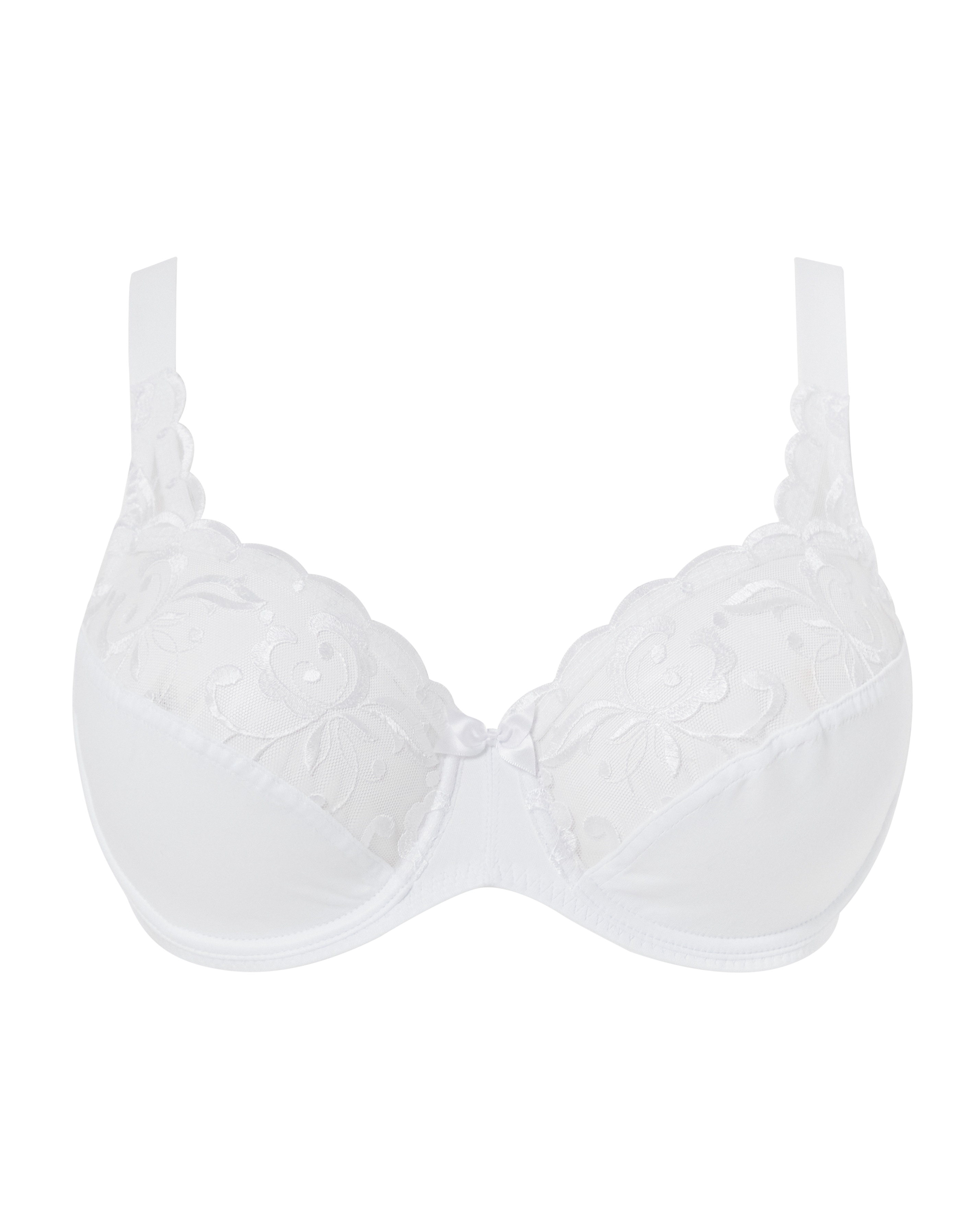 Playtex Flower Elegance Emb Bra White