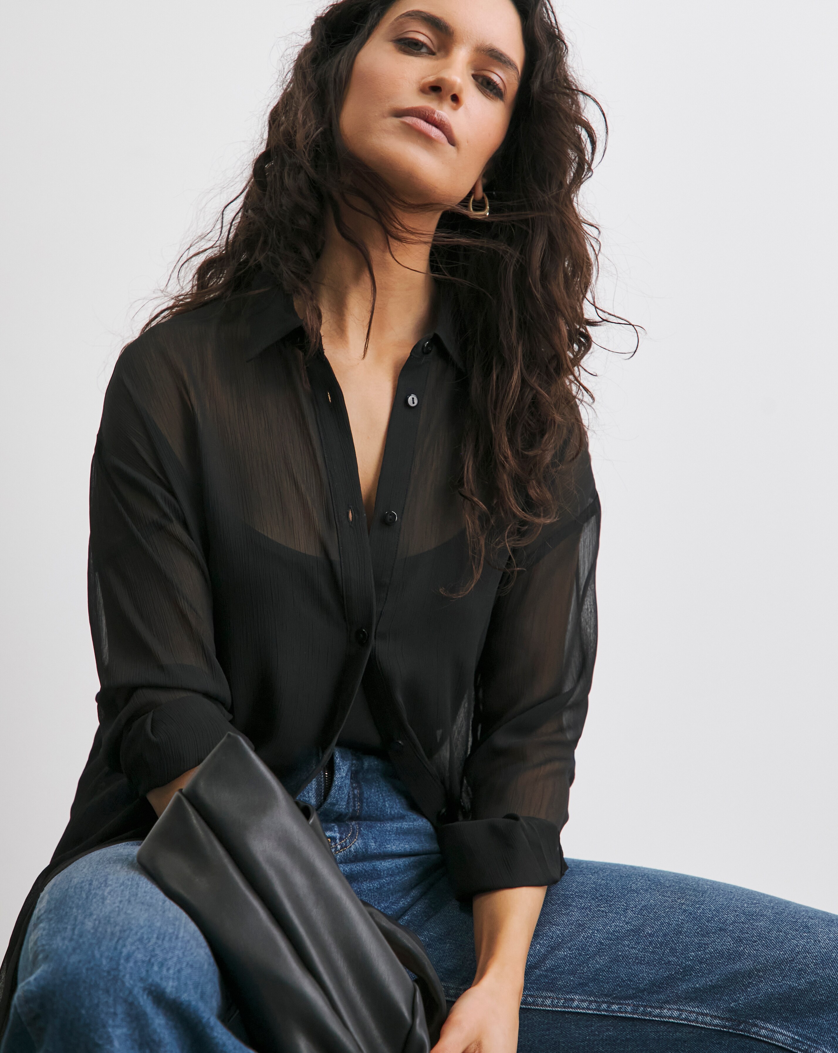 Chiffon Oversized Shirt Ambrose Wilson