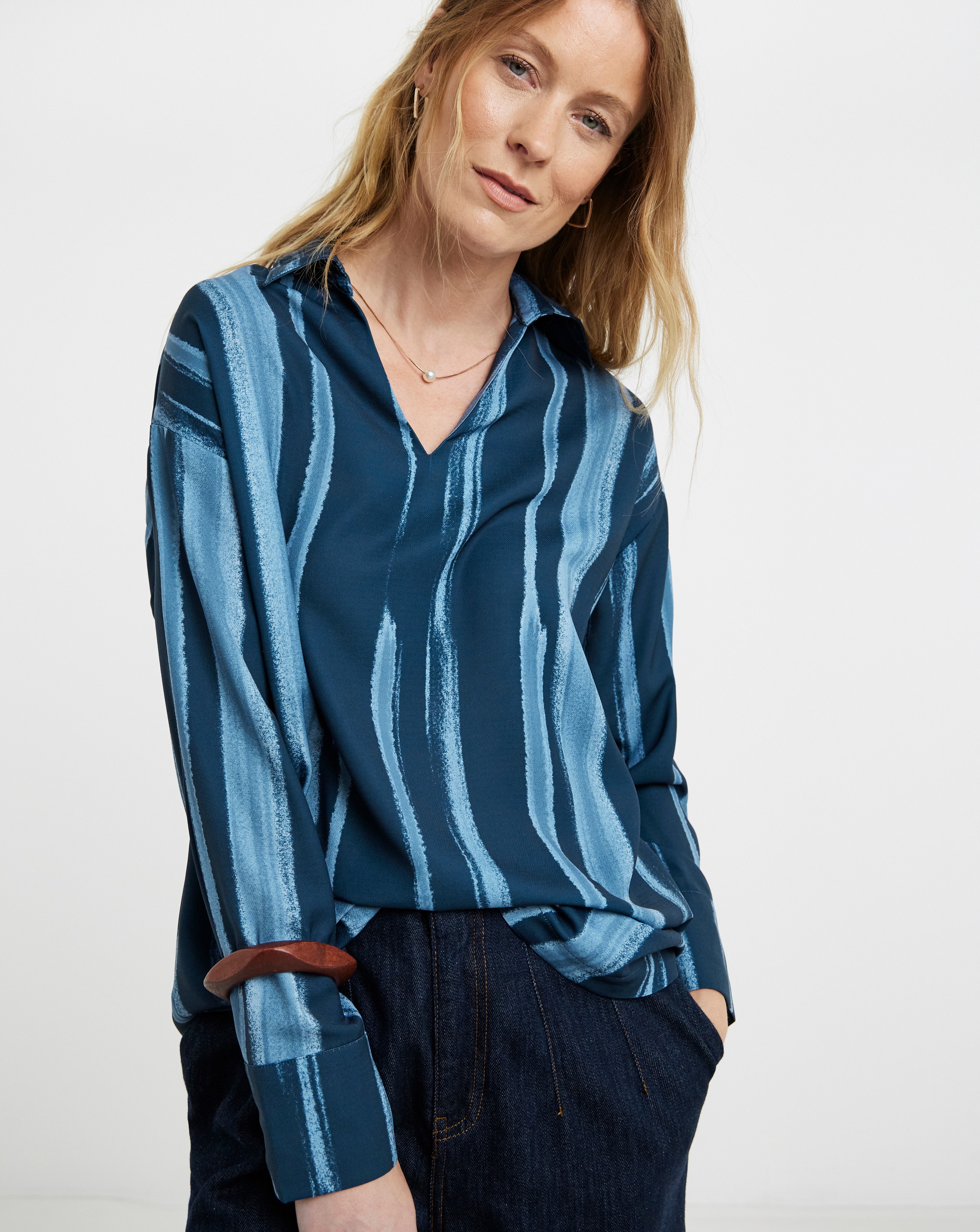 Collar Detail Blouse