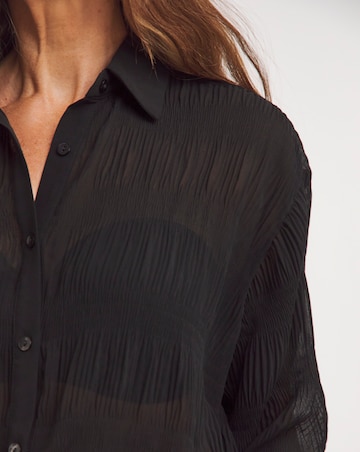 Textured Chiffon Shirt