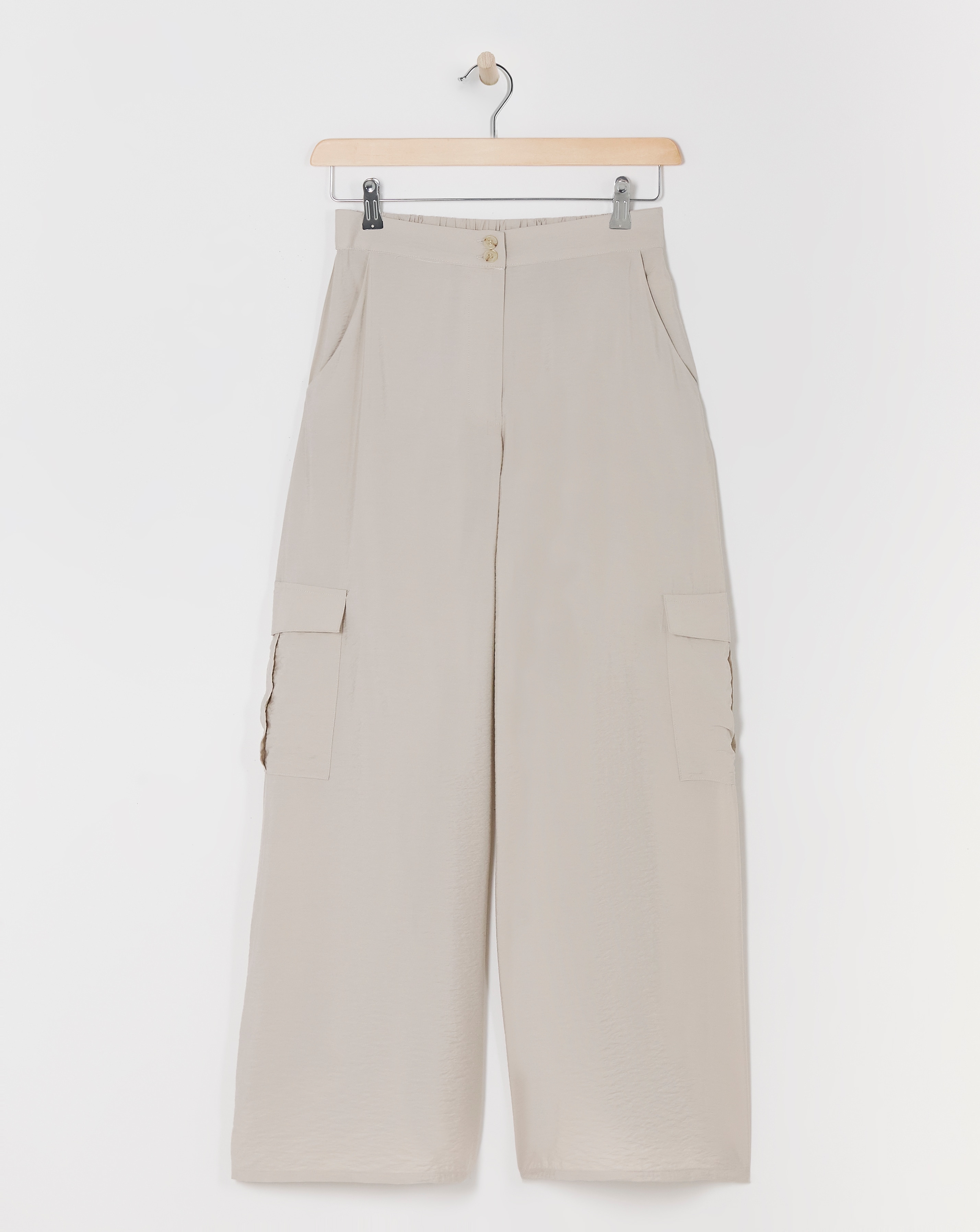 Stone Cargo Palazzo Trousers