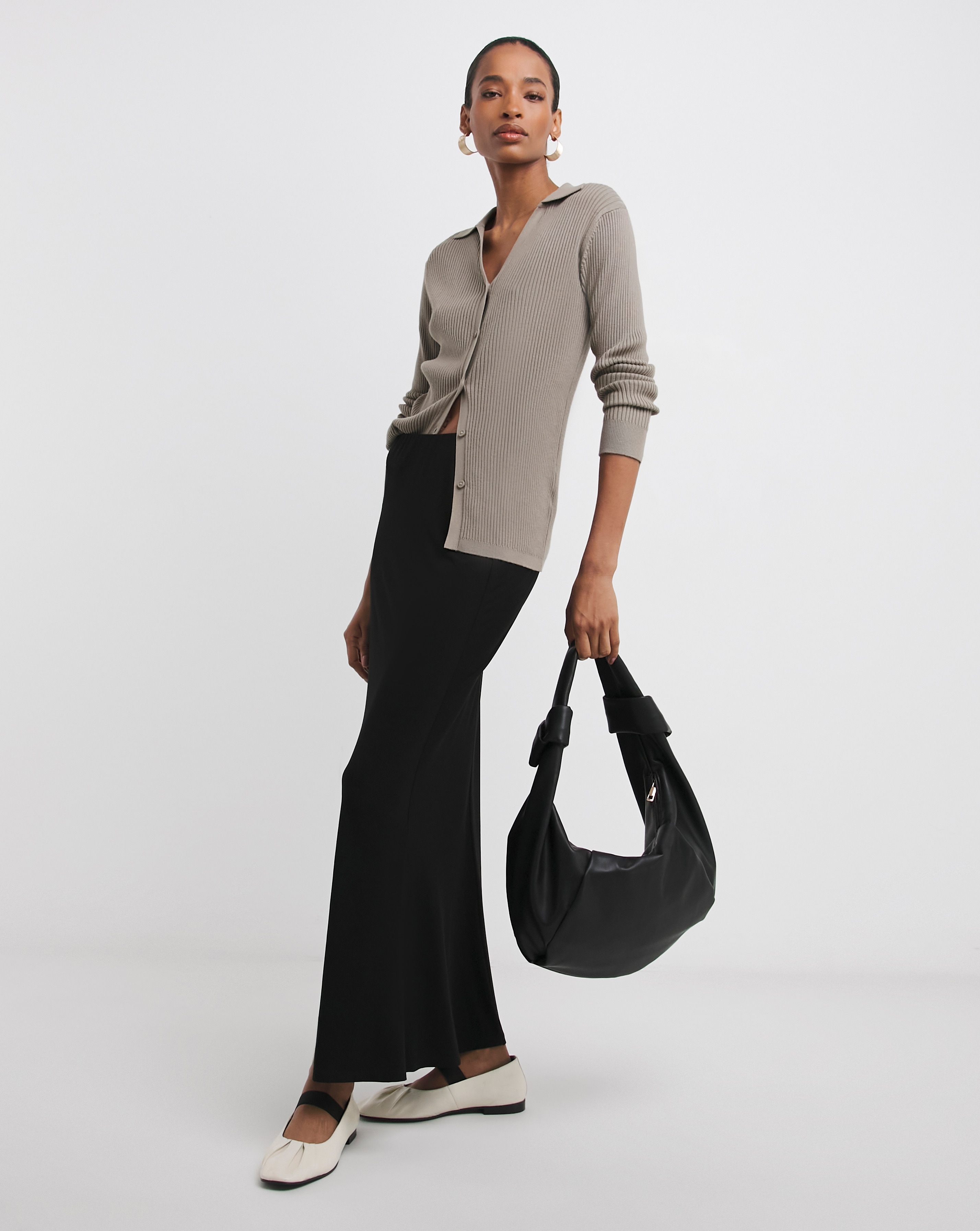 Slinky Jersey Maxi Slip Skirt