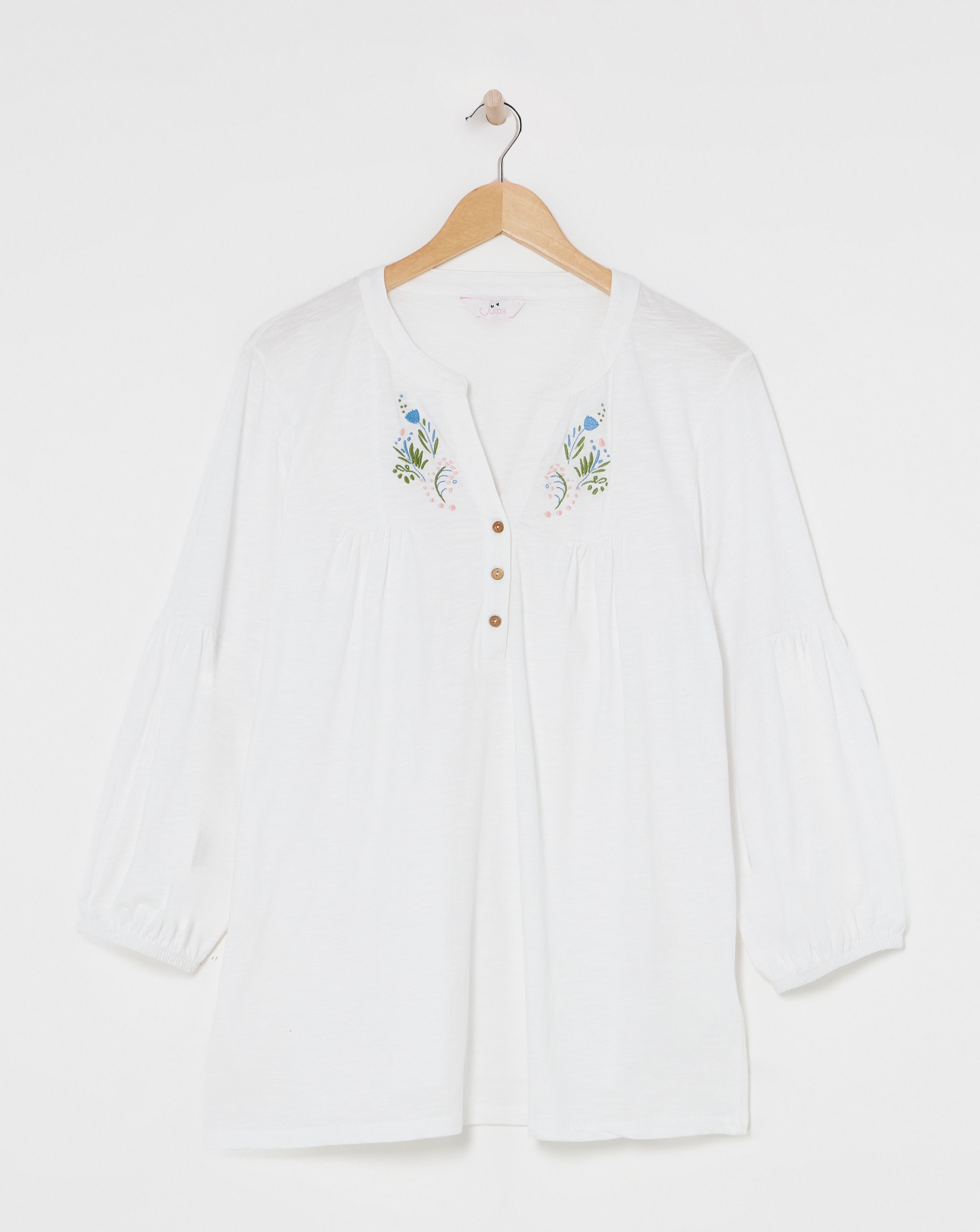 Julipa Jersey Embroidered Top