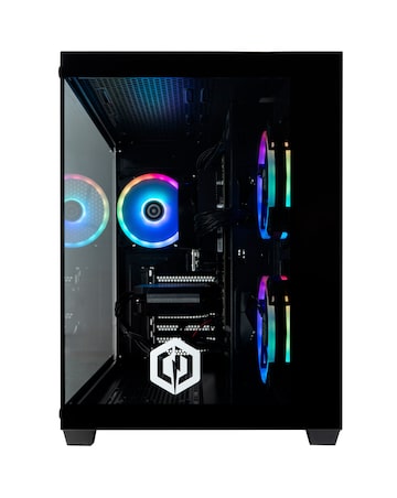 CyberPowerPC Ark Gaming PC Bundle - AMD Ryzen 5 RTX 5060 16GB RAM 1TB NVMe SSD