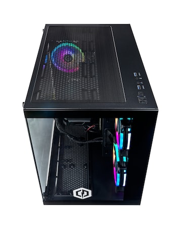 CyberPowerPC Ark Gaming PC Bundle - AMD Ryzen 5 RTX 5060 16GB RAM 1TB NVMe SSD