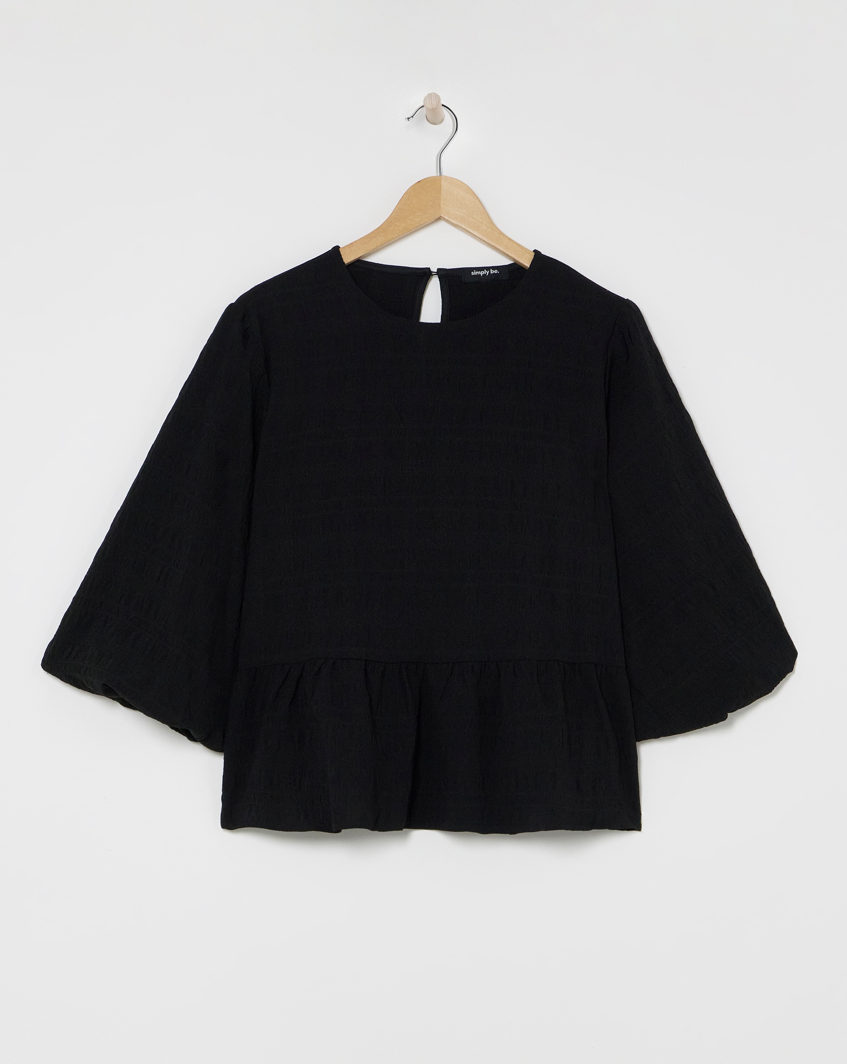 Textured Seeksucker Smock Top
