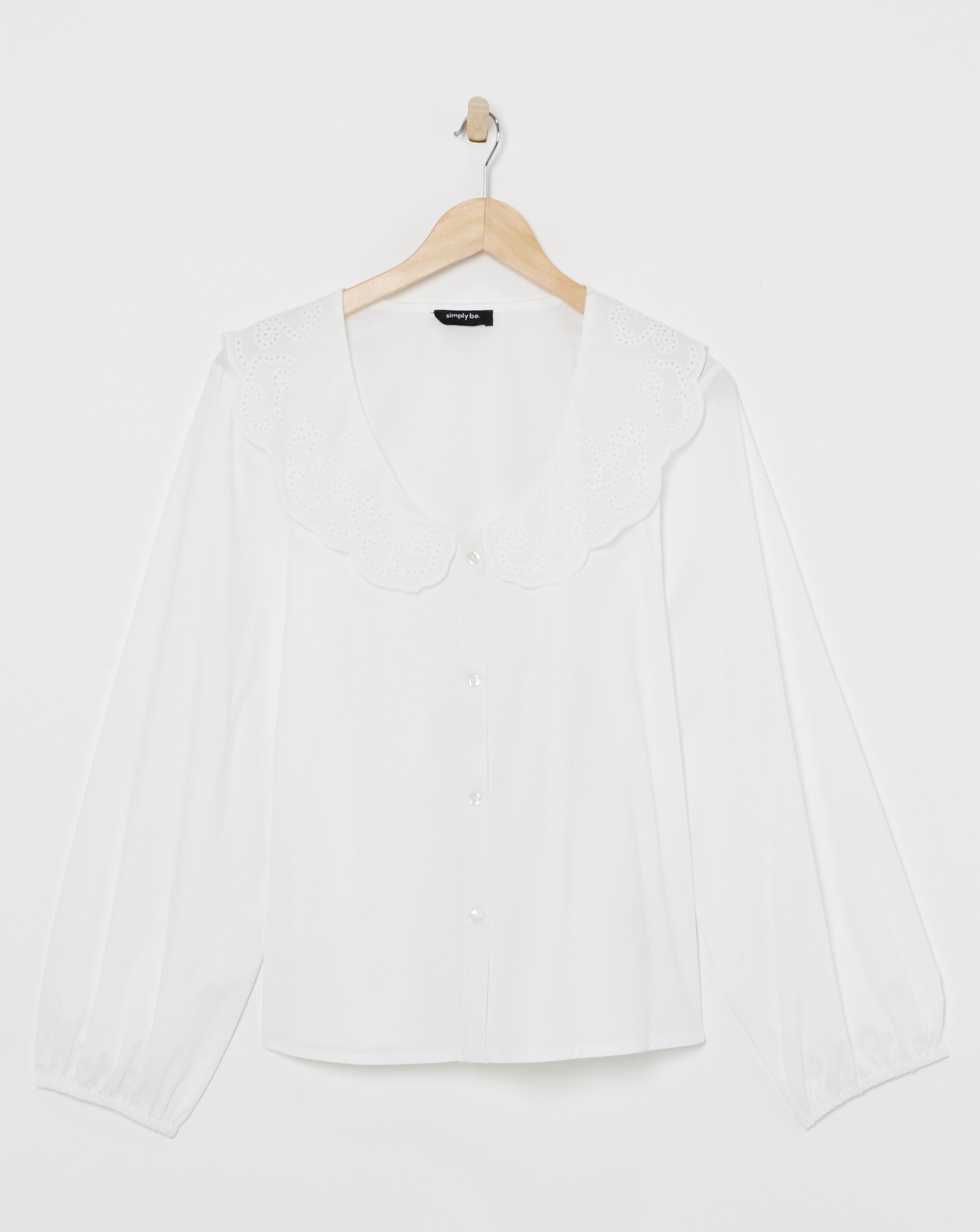 Simply Be Collared Poplin Shirt