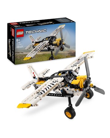 LEGO Technic Bush Plane Building Toy Set for Kids - 42198