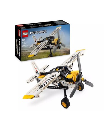 LEGO Technic Bush Plane Building Toy Set for Kids - 42198