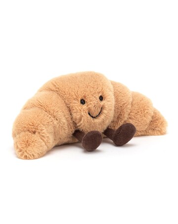 JellyCat - Small Amuseables Croissant Plush Toy, Brown