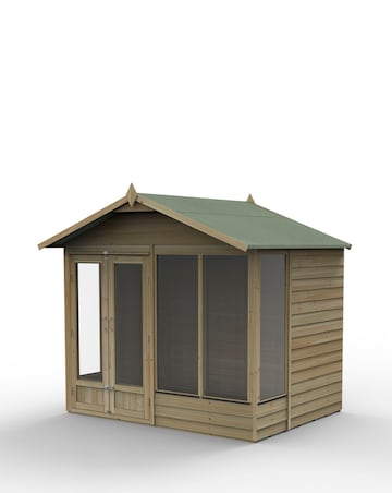 4LIFE Apex Summerhouse 8x6 - Double Door - 4 Window (Home Delivery)