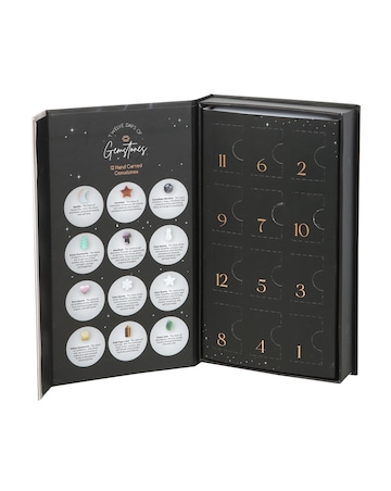 12 Days of Christmas Shaped Crystal Advent Calendar