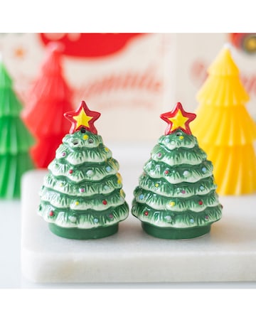 Nostalgic Christmas Trees Salt & Pepper Shakers