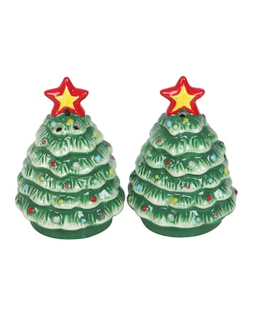 Nostalgic Christmas Trees Salt & Pepper Shakers