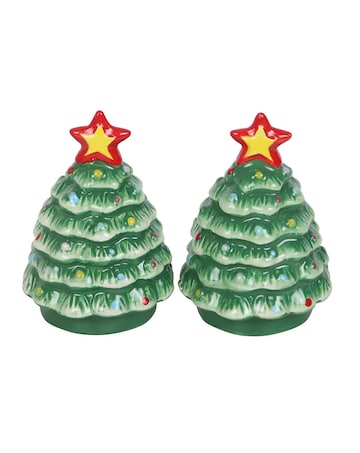 Nostalgic Christmas Trees Salt & Pepper Shakers