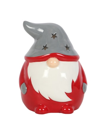 Red and Grey Gonk Tealight Holder