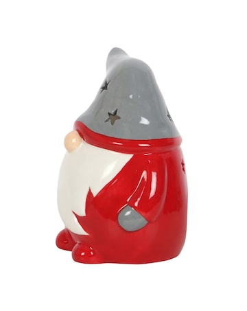 Red and Grey Gonk Tealight Holder