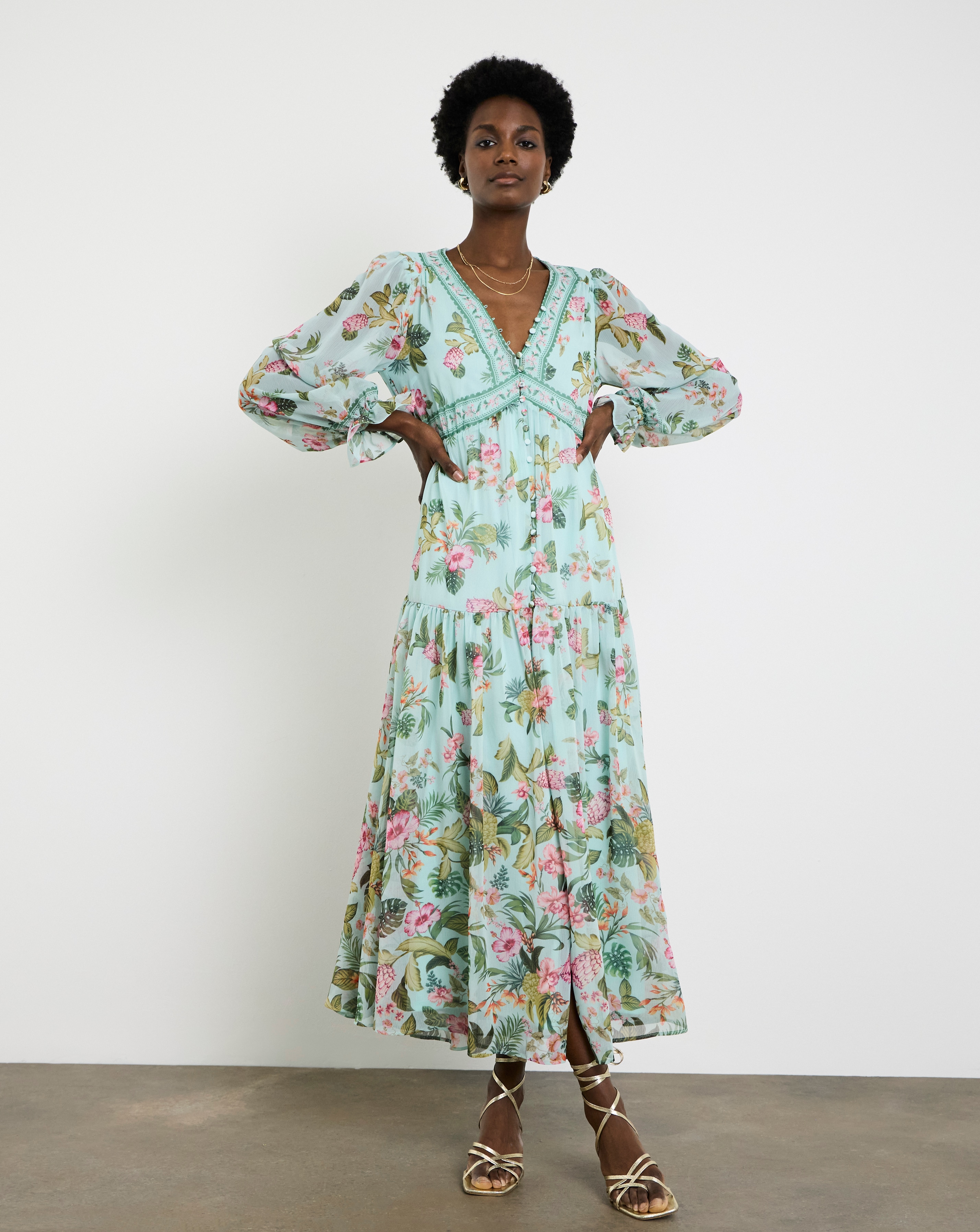 Joanna Hope Printed Button Through Dress