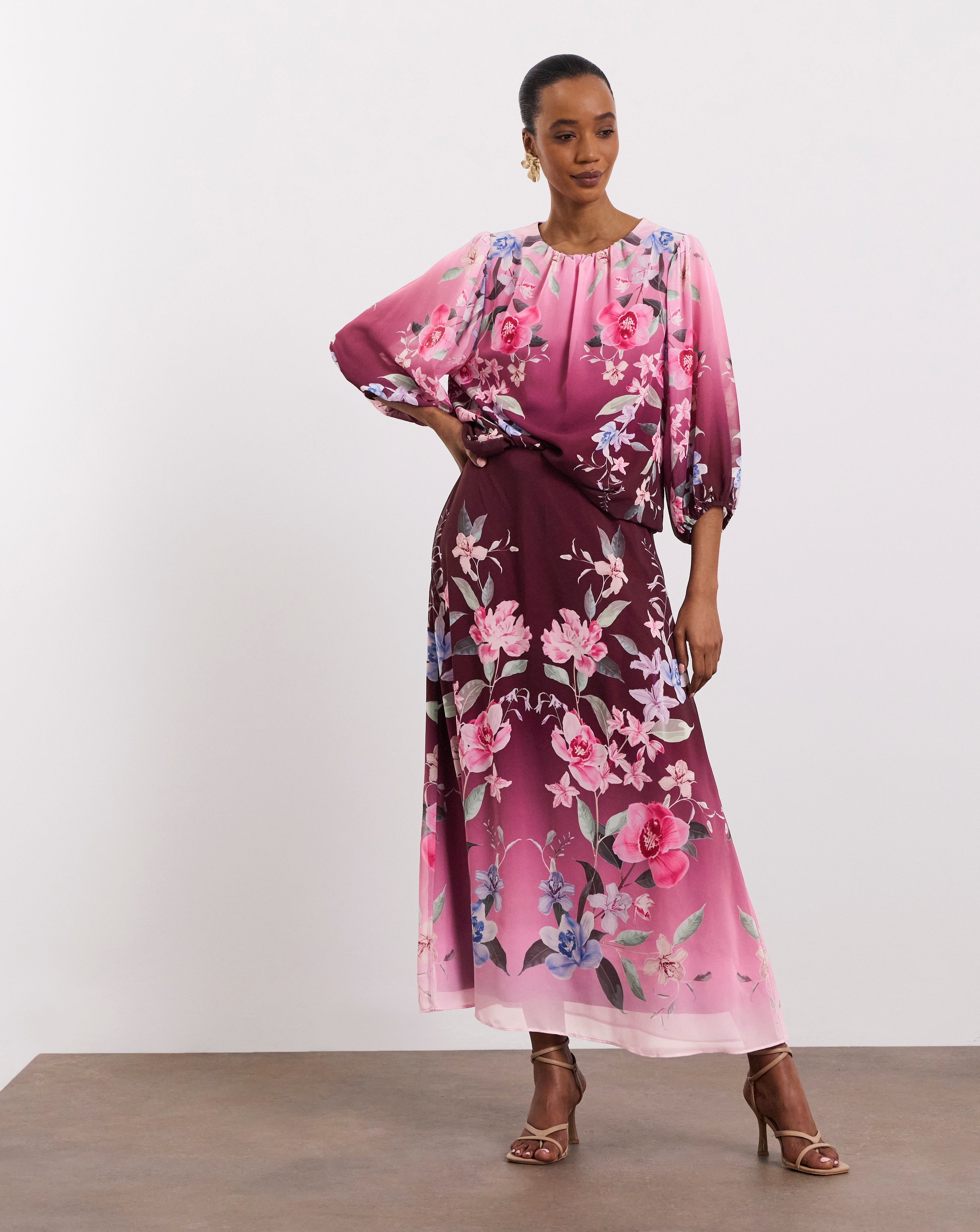 Joanna Hope Drop Waist Skirt