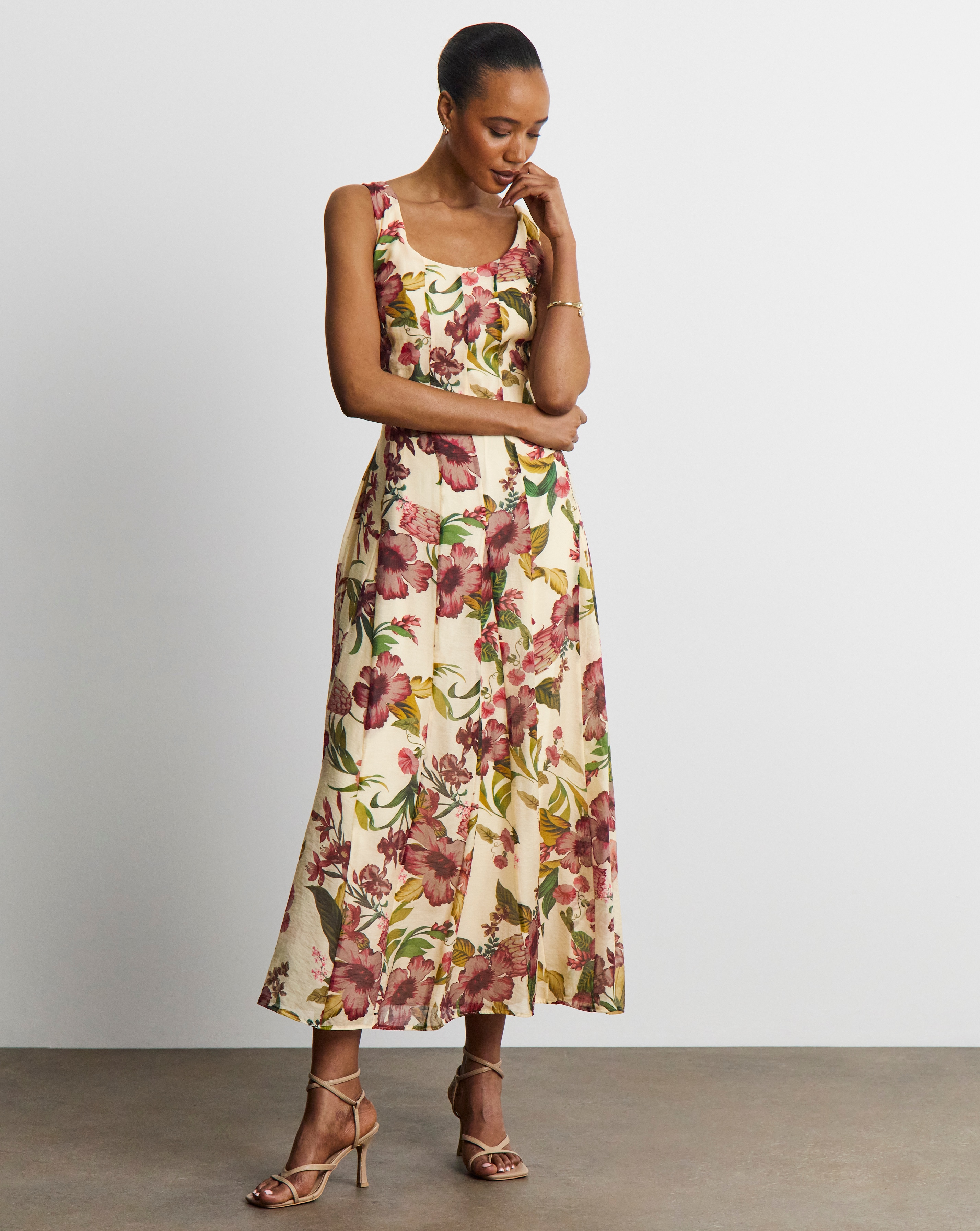 New In - Joanna Hope Seam Detail Prom Dress
