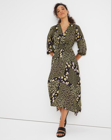 Joe Browns Mixed Print Wrap Midi Dress