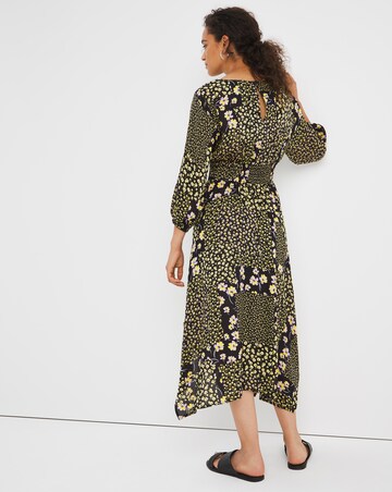 Joe Browns Mixed Print Wrap Midi Dress