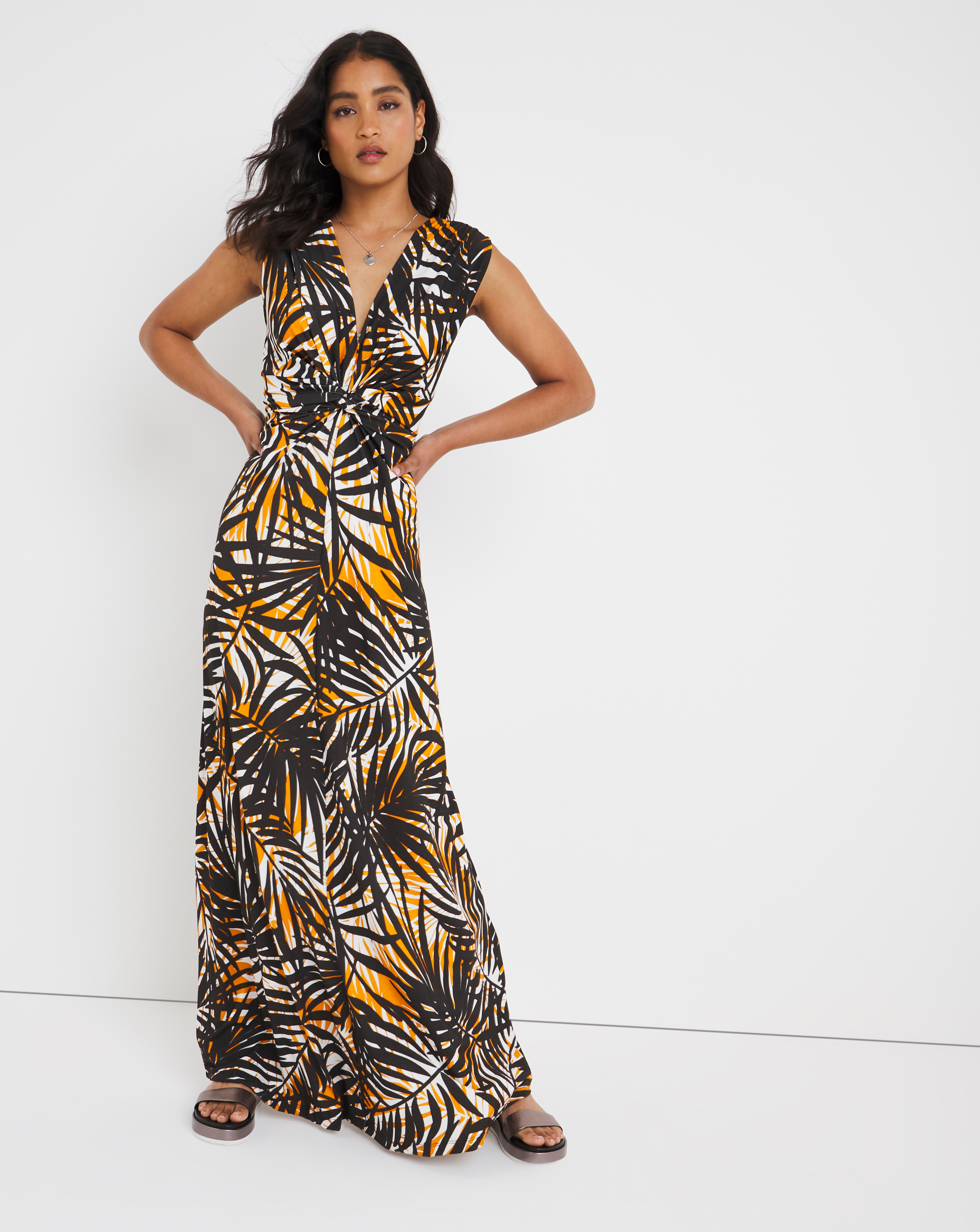 Joe Browns Palm Twist Maxi Dress 