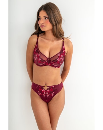 Pour Moi Rhea Luxe Embroidered Full Cup Bra