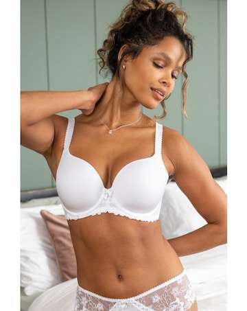 Pour Moi Sofia Embroidered Full Coverage Lightly Padded T-Shirt Bra