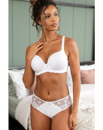 Pour Moi Sofia Embroidered Full Coverage Lightly Padded T-Shirt Bra