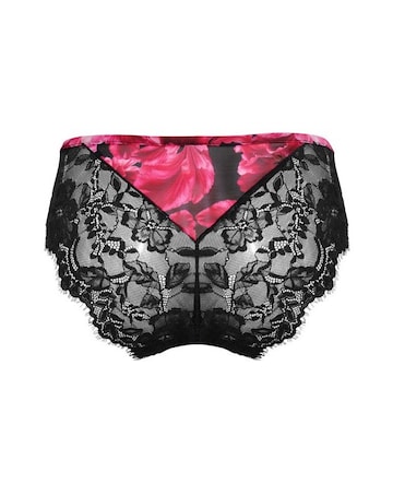 Pour Moi Bliss Printed Mesh Brazilian Brief