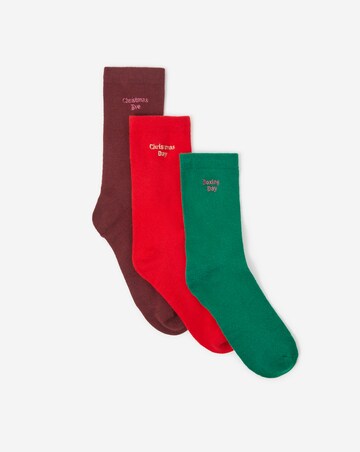 Accessorize 3-Pack Christmas Socks