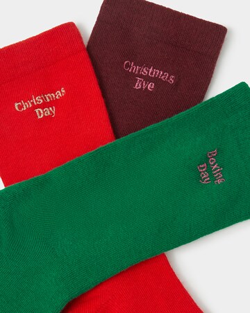 Accessorize 3-Pack Christmas Socks