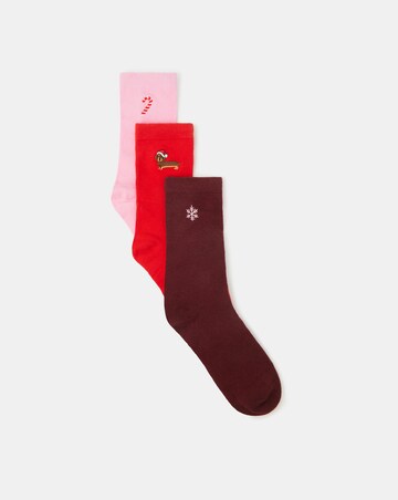 Accessorize 3-Pack Christmas Socks