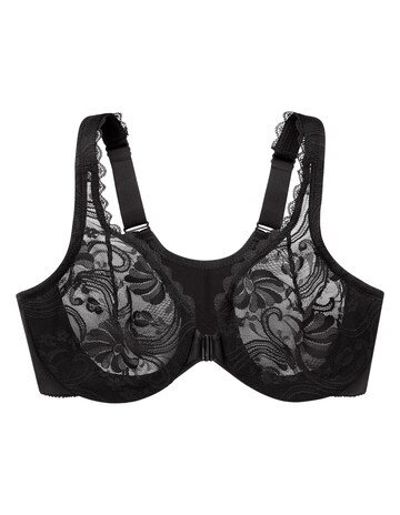 Glamorise Plus Size Stretch Lace Posture Back Bra 9255