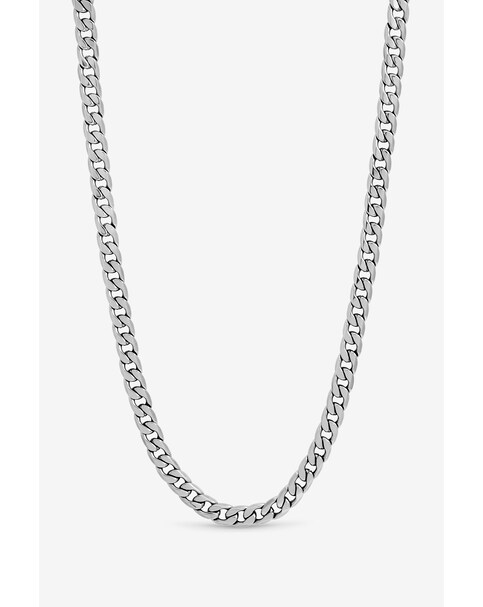 New In - Steel Curb Chain Necklace